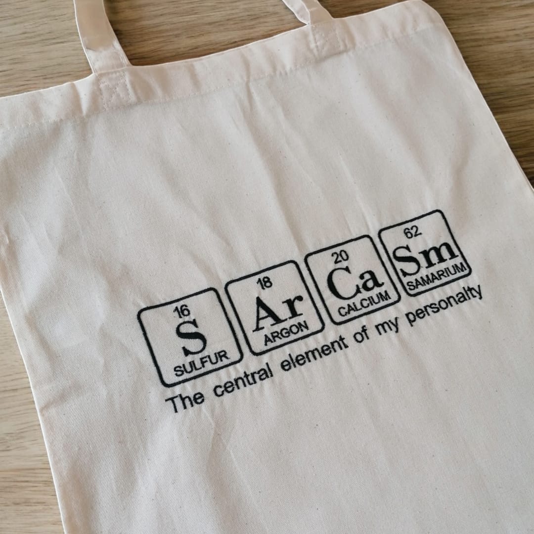 Shopper bag in cotone Sarcasm