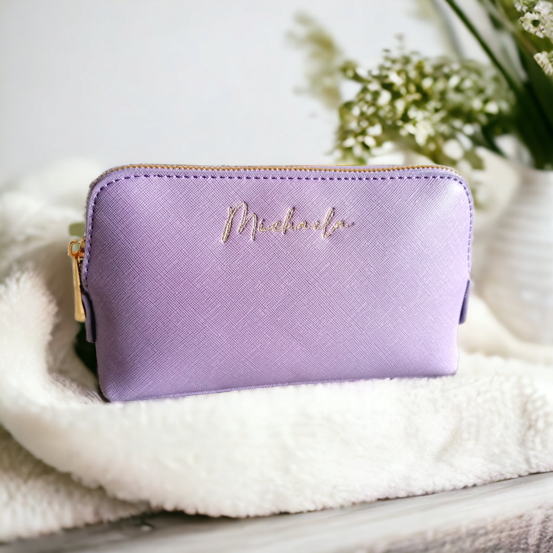 Pochette similpelle personalizzabile con nome